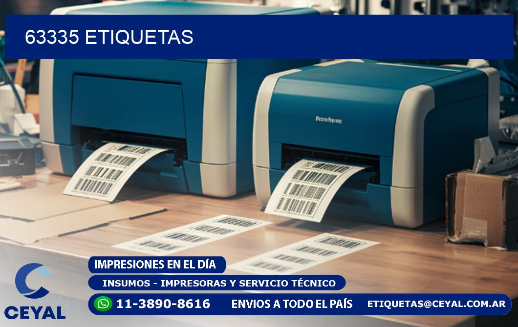 63335 ETIQUETAS