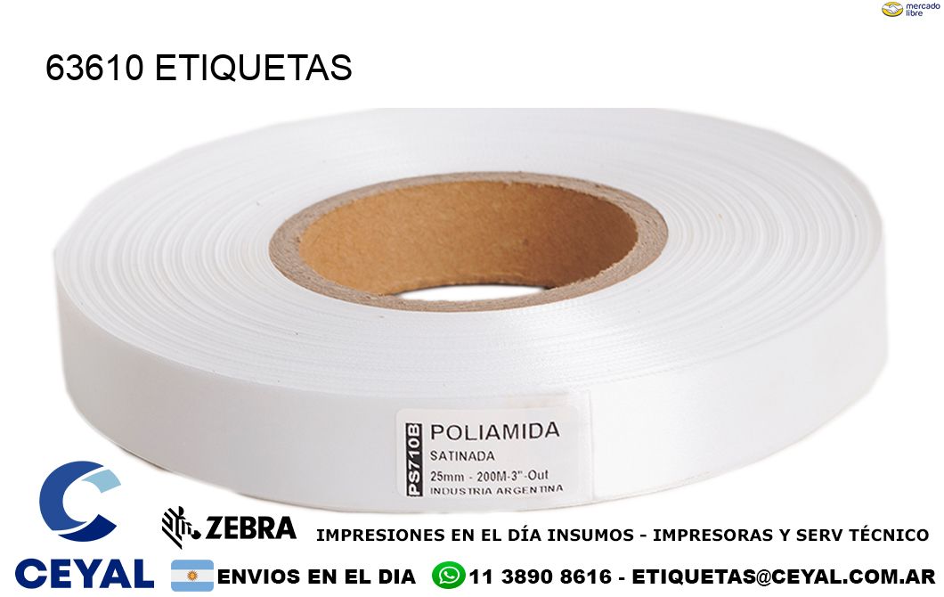63610 ETIQUETAS