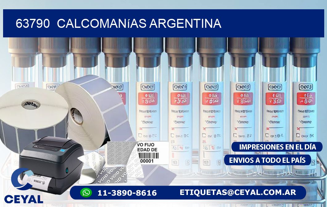 63790  Calcomanías Argentina