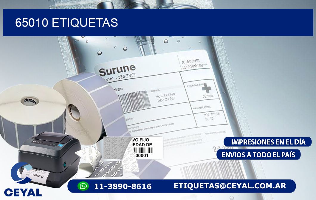 65010 ETIQUETAS