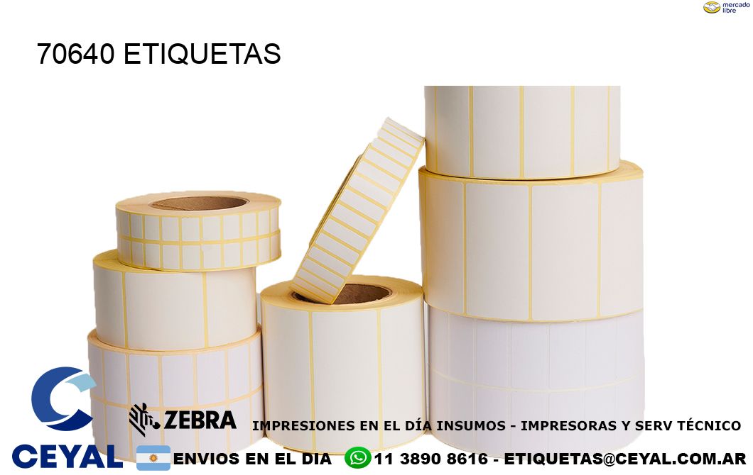 70640 ETIQUETAS