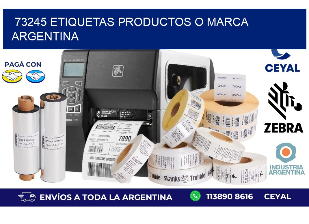 73245 ETIQUETAS PRODUCTOS O MARCA ARGENTINA