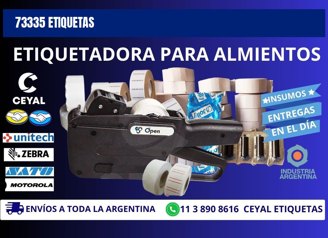 73335 ETIQUETAS