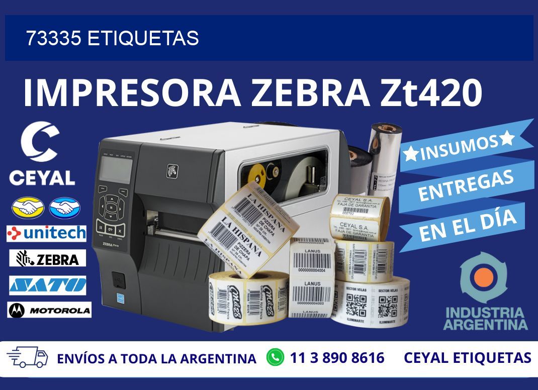73335 ETIQUETAS
