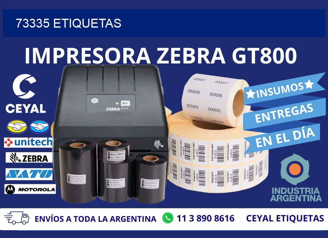 73335 ETIQUETAS