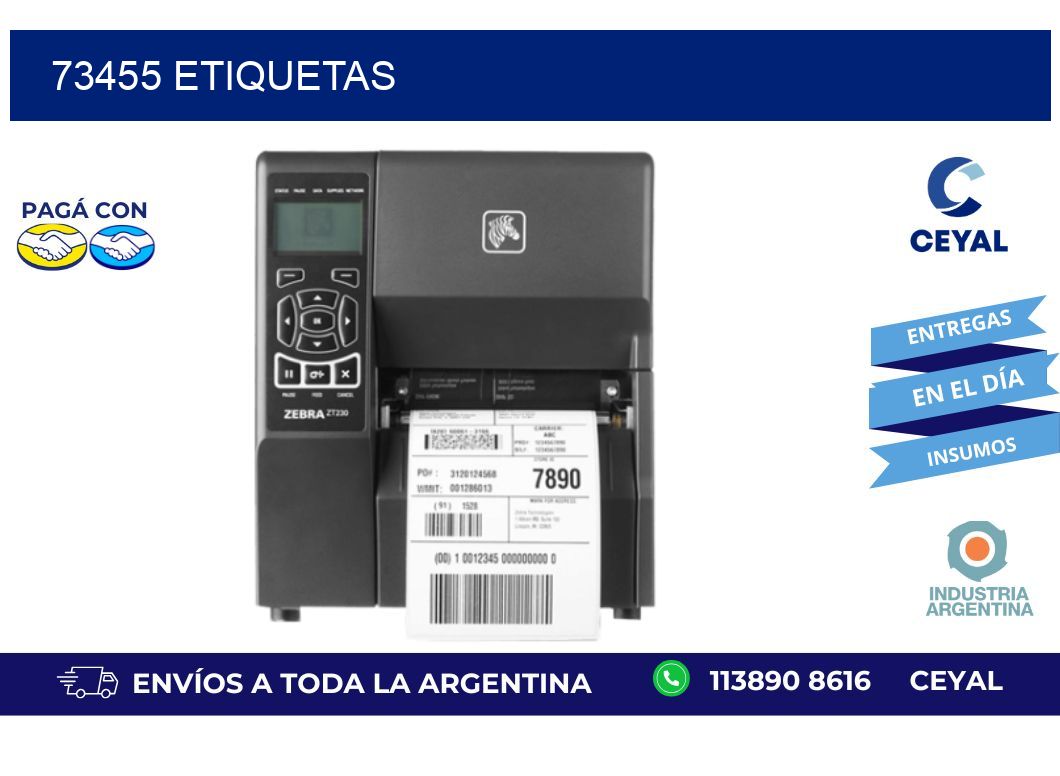 73455 ETIQUETAS