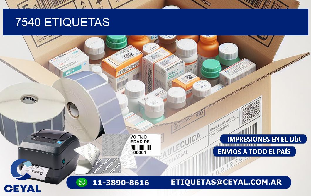 7540 ETIQUETAS