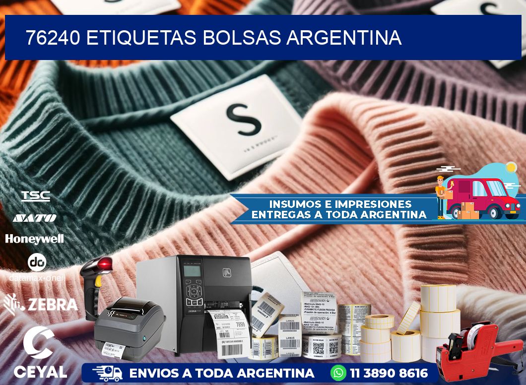 76240 ETIQUETAS BOLSAS ARGENTINA