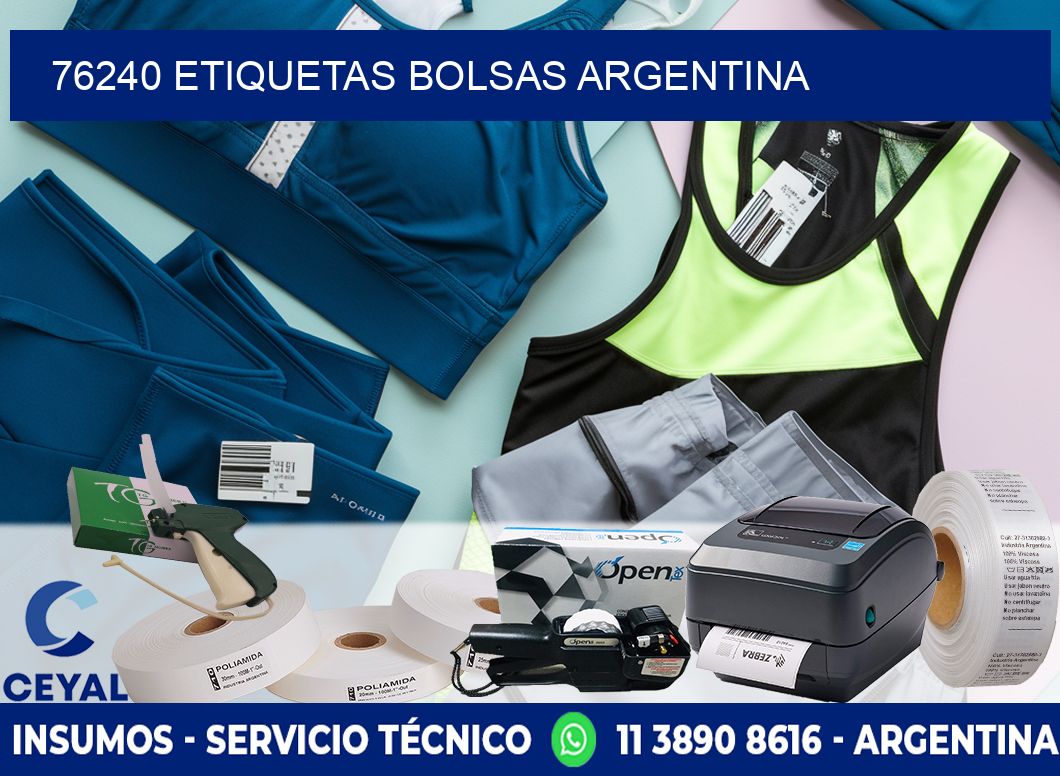 76240 ETIQUETAS BOLSAS ARGENTINA