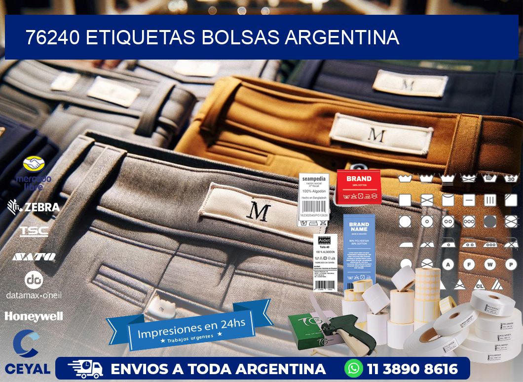 76240 ETIQUETAS BOLSAS ARGENTINA