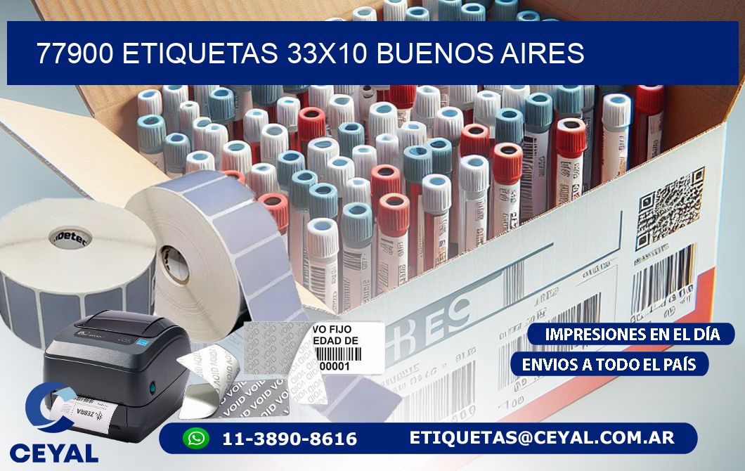77900 ETIQUETAS 33×10 buenos aires