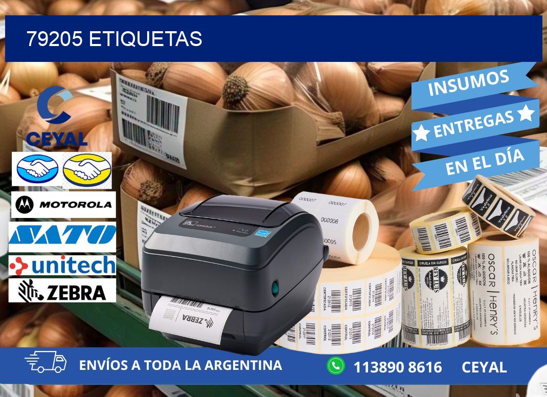 79205 ETIQUETAS