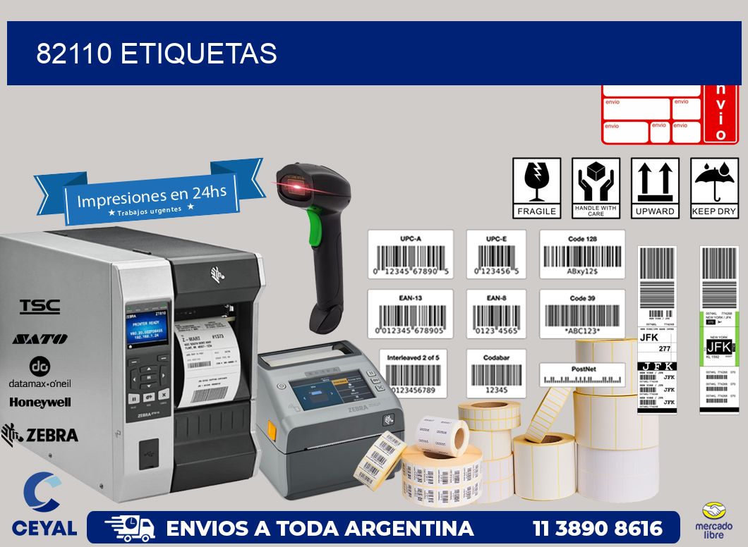 82110 ETIQUETAS
