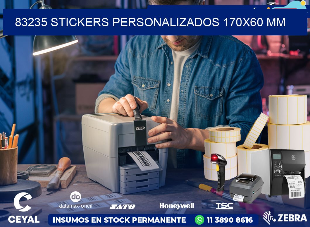 83235 STICKERS PERSONALIZADOS 170×60 mm