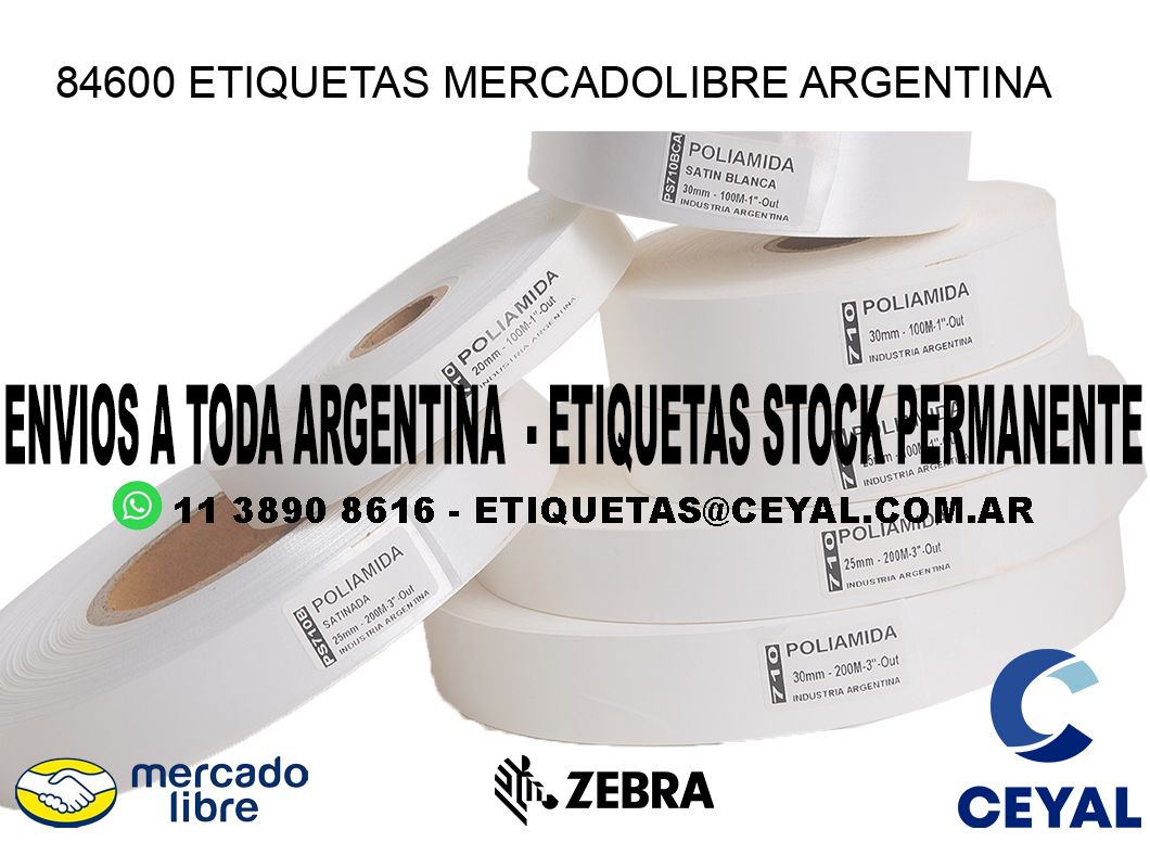 84600 ETIQUETAS MERCADOLIBRE ARGENTINA