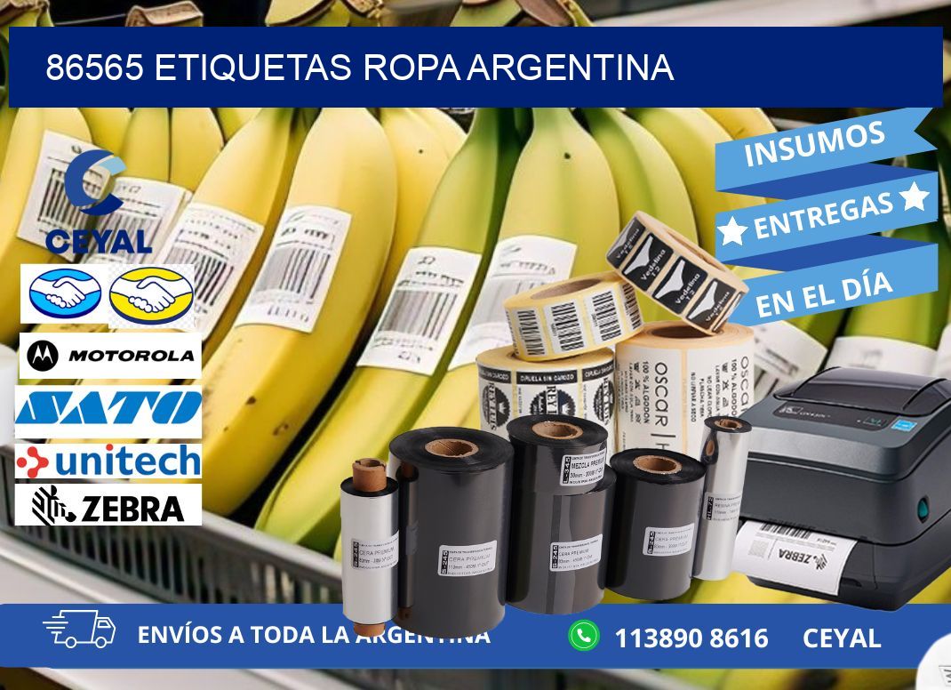 86565 ETIQUETAS ROPA ARGENTINA