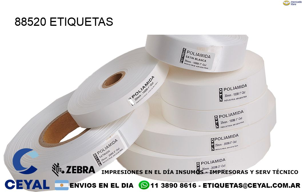 88520 ETIQUETAS