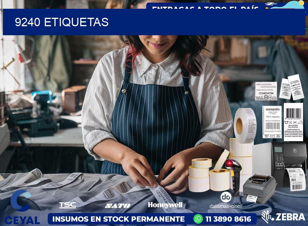 9240 ETIQUETAS