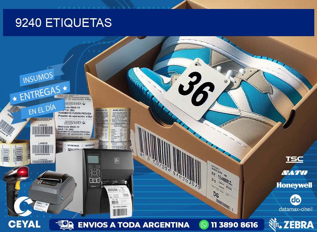 9240 ETIQUETAS