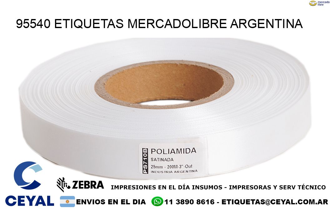 95540 ETIQUETAS MERCADOLIBRE ARGENTINA
