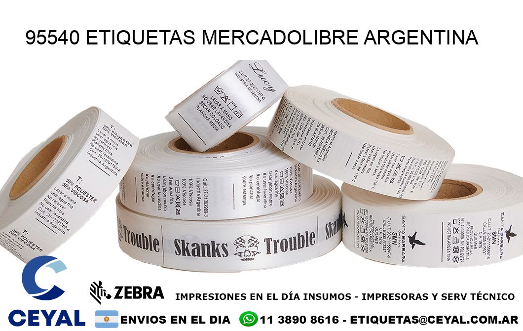 95540 ETIQUETAS MERCADOLIBRE ARGENTINA