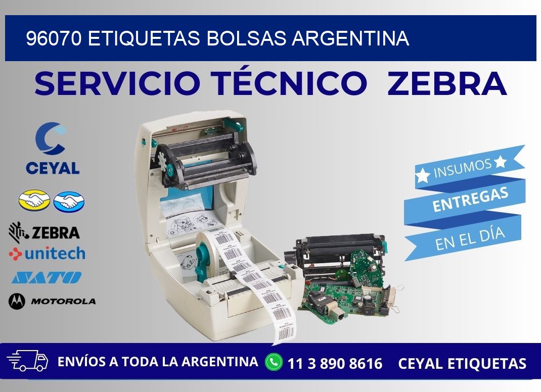 96070 ETIQUETAS BOLSAS ARGENTINA