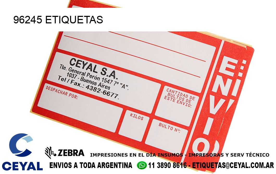 96245 ETIQUETAS