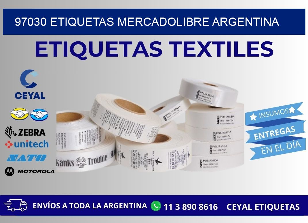 97030 ETIQUETAS MERCADOLIBRE ARGENTINA