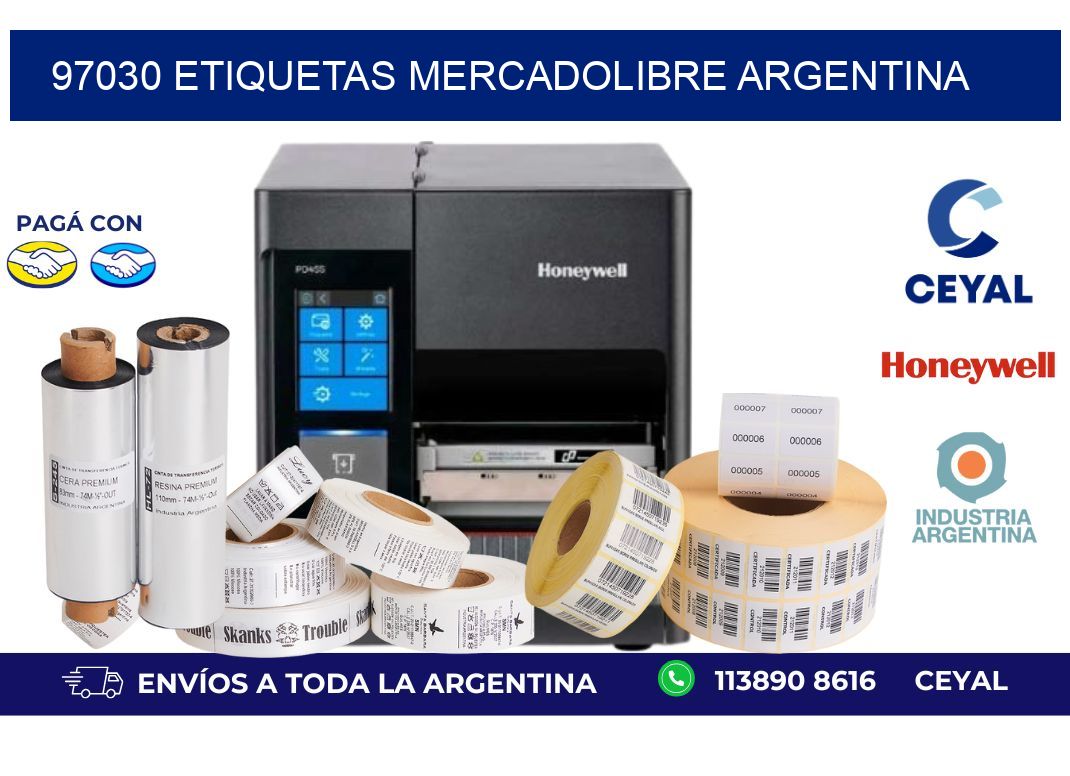 97030 ETIQUETAS MERCADOLIBRE ARGENTINA