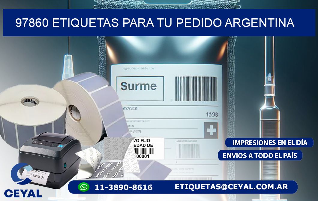 97860 ETIQUETAS PARA TU PEDIDO ARGENTINA