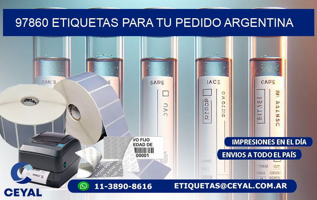 97860 ETIQUETAS PARA TU PEDIDO ARGENTINA