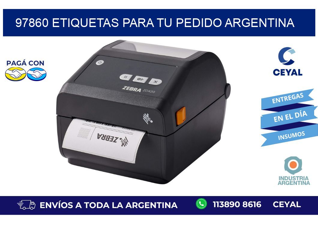 97860 ETIQUETAS PARA TU PEDIDO ARGENTINA