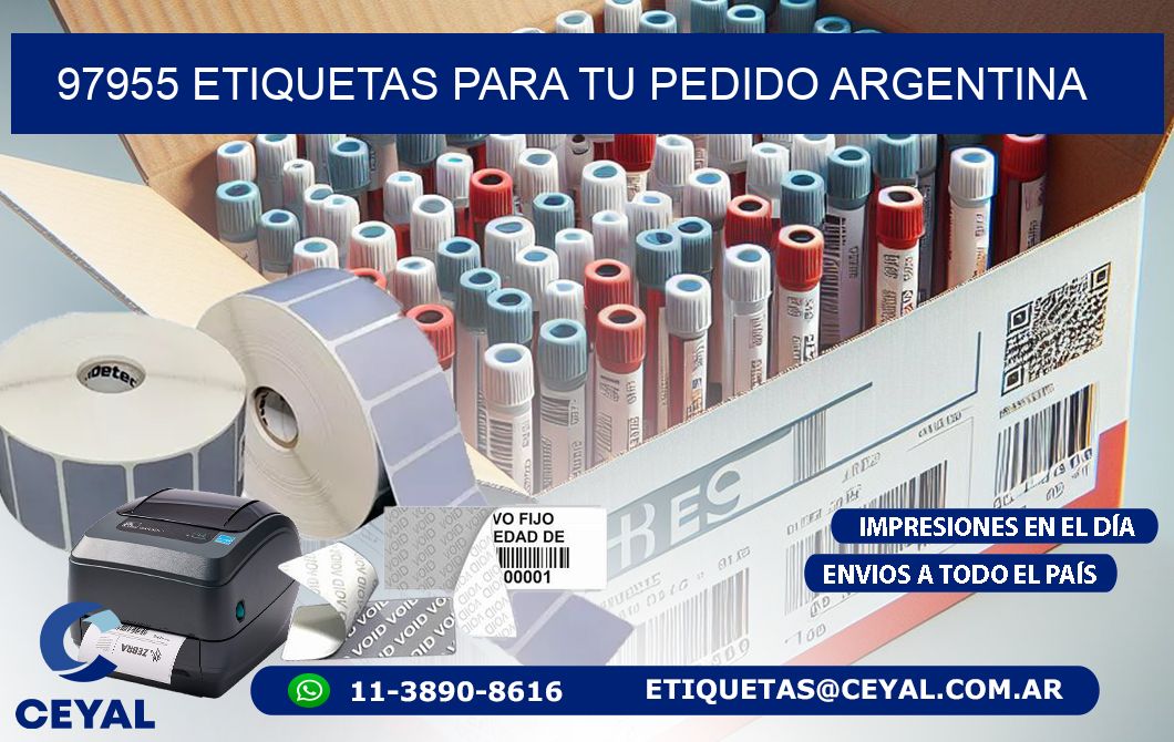97955 ETIQUETAS PARA TU PEDIDO ARGENTINA
