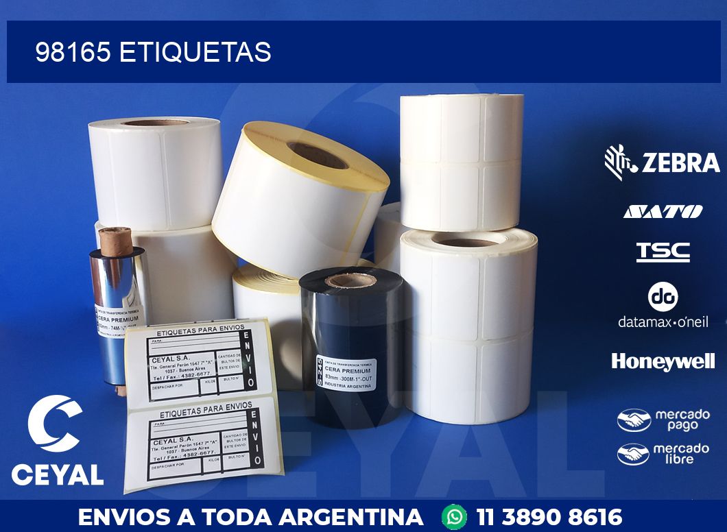 98165 ETIQUETAS