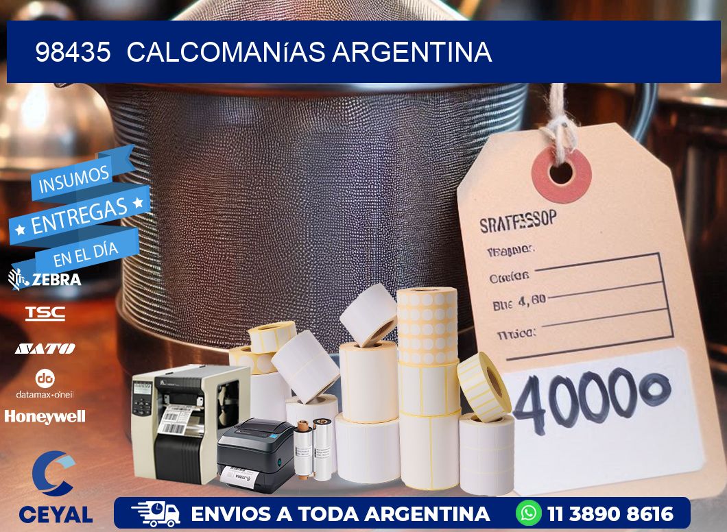 98435  Calcomanías Argentina