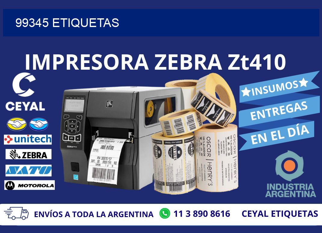 99345 ETIQUETAS