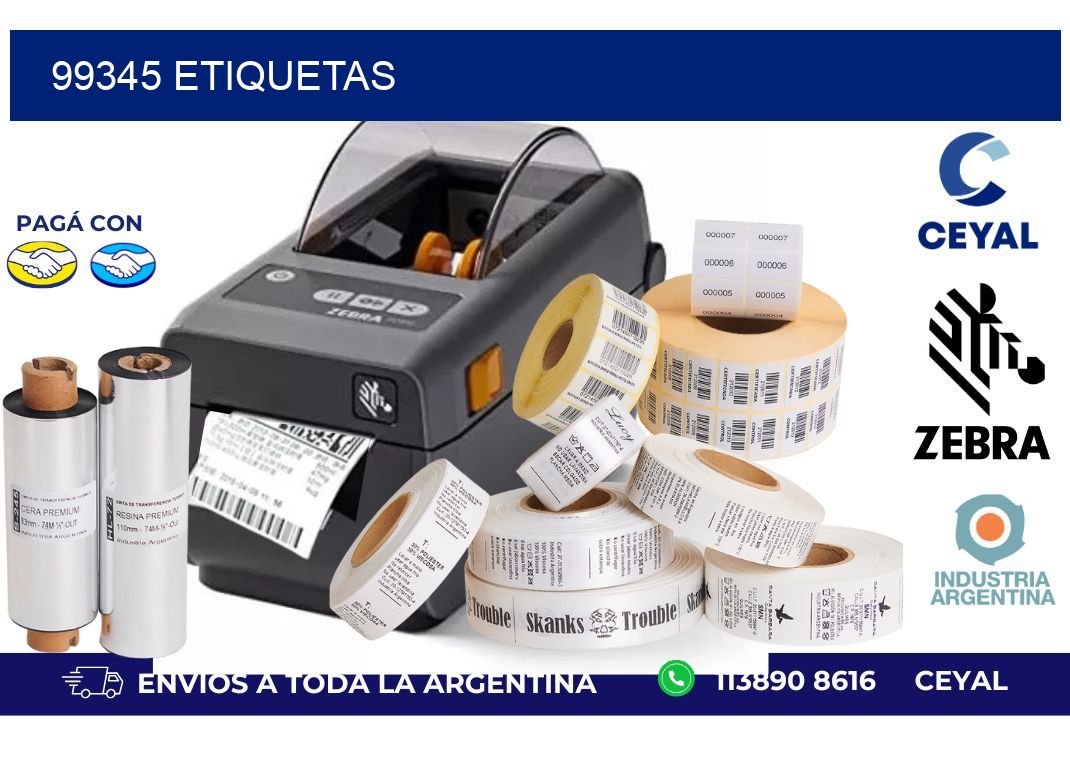 99345 ETIQUETAS