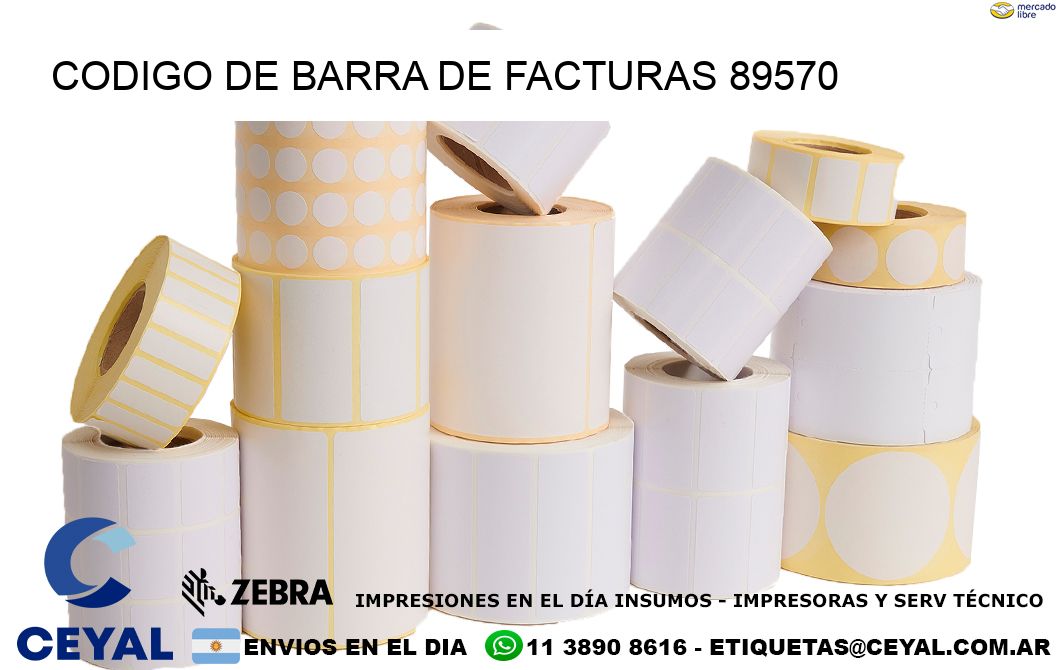 CODIGO DE BARRA DE FACTURAS 89570