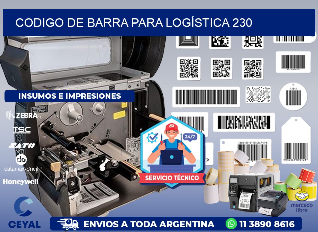 CODIGO DE BARRA PARA LOGÍSTICA 230