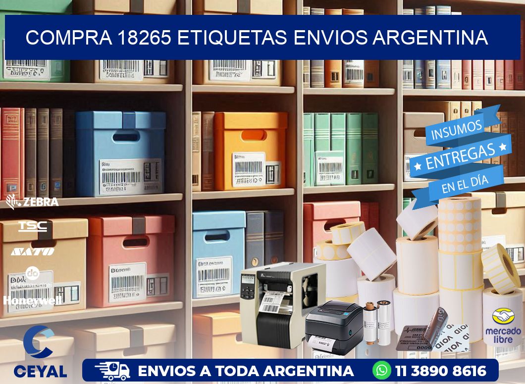 COMPRA 18265 ETIQUETAS ENVIOS ARGENTINA