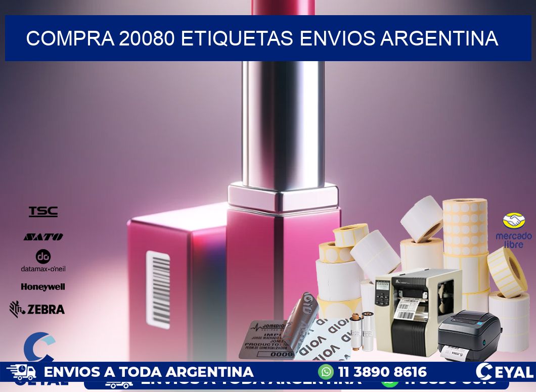 COMPRA 20080 ETIQUETAS ENVIOS ARGENTINA