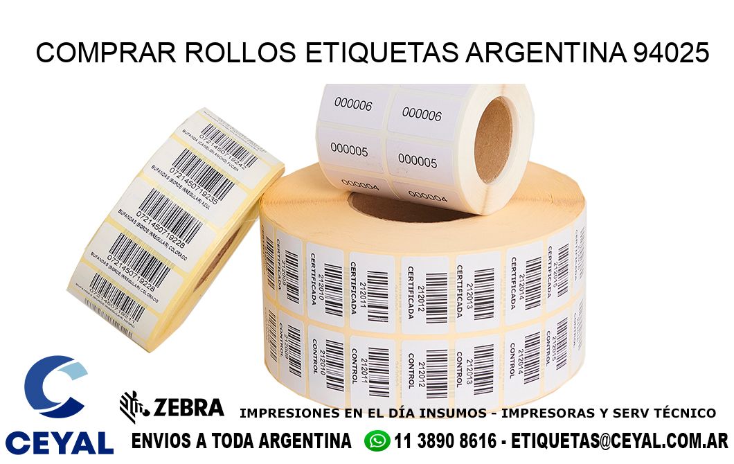 COMPRAR ROLLOS ETIQUETAS ARGENTINA 94025