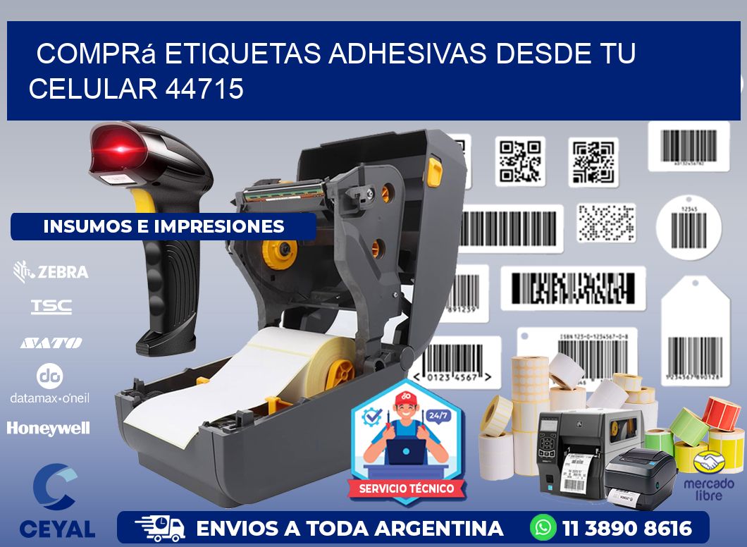 Comprá Etiquetas Adhesivas Desde tu Celular 44715