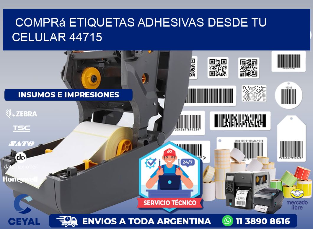 Comprá Etiquetas Adhesivas Desde tu Celular 44715