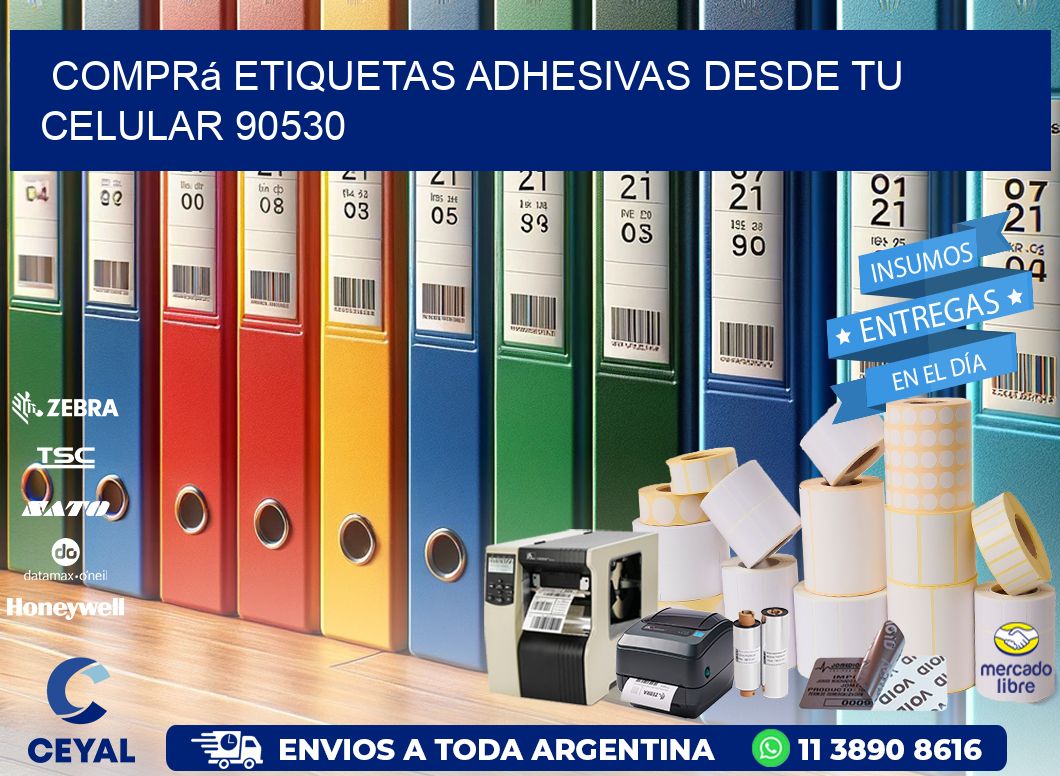 Comprá Etiquetas Adhesivas Desde tu Celular 90530
