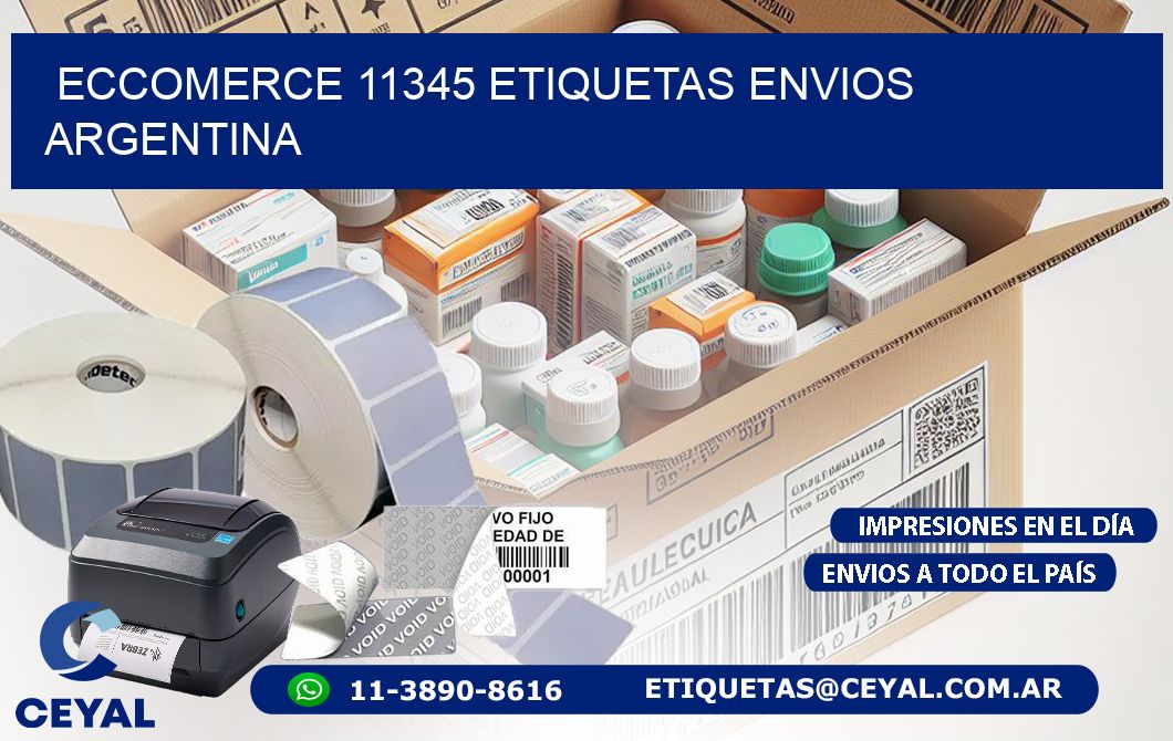 ECCOMERCE 11345 ETIQUETAS ENVIOS ARGENTINA