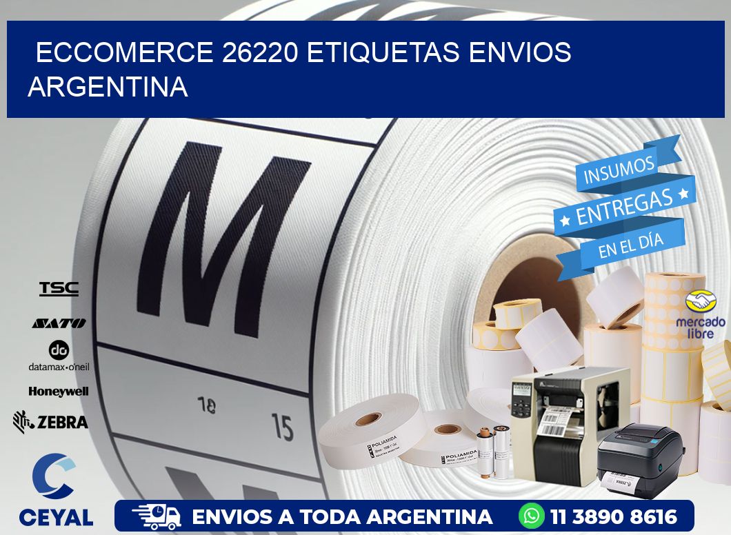 ECCOMERCE 26220 ETIQUETAS ENVIOS ARGENTINA