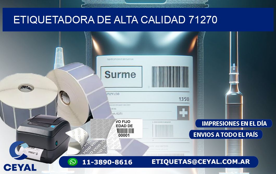 ETIQUETADORA DE ALTA CALIDAD 71270