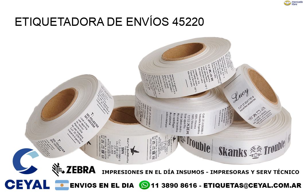 ETIQUETADORA DE ENVÍOS 45220