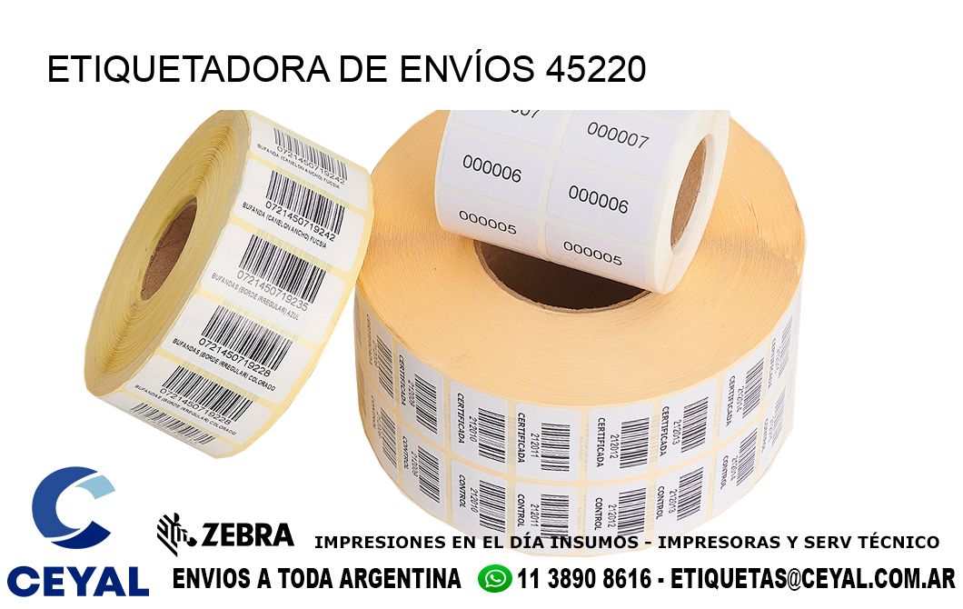ETIQUETADORA DE ENVÍOS 45220